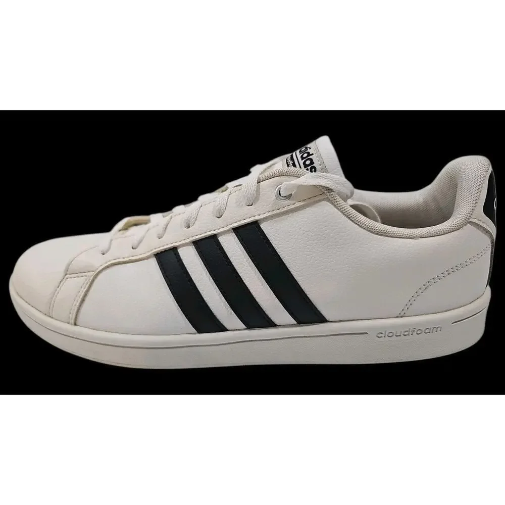 Adidas ~Men's Size 12~ Cloudfoam Neo White Black - AW4294-